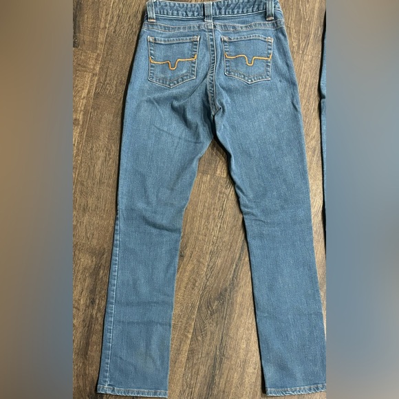 Kimes Ranch Women's Blue Jeans with Orange Stitching - Picture 2 of 3